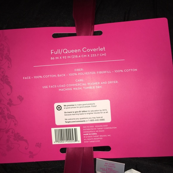 Only 1 left NEW Full/Queen coverlet - Picture 3 of 3